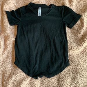 Girl’s Black Short Sleeve Shirt
